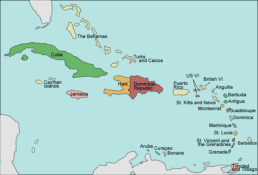 haiti close up map
